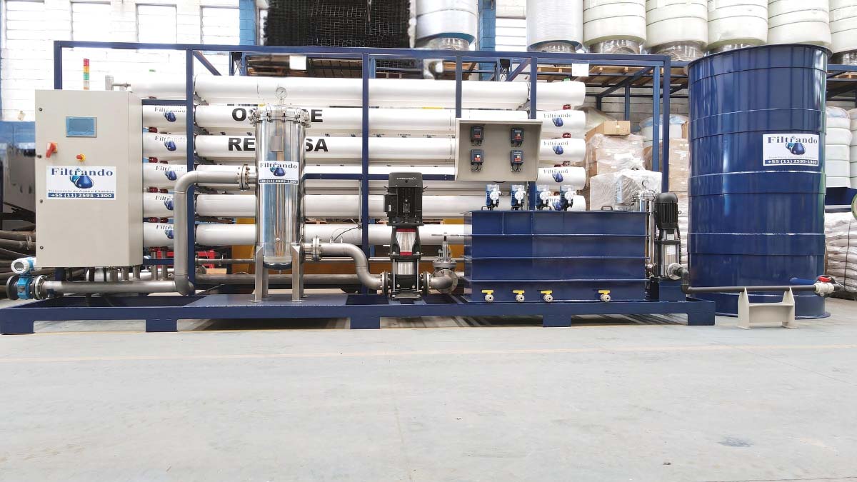 Osmose Reversa 90.0m³ de permeado - Osmose Reversa