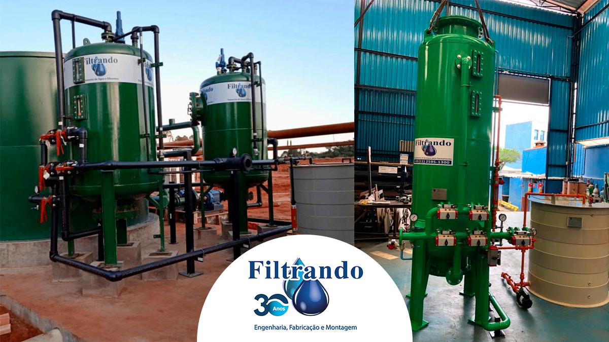 Abrandador de água industrial Filtrando