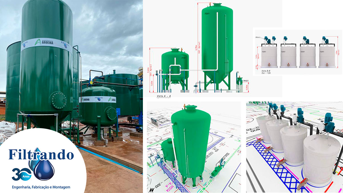 Práticas na construção de uma ETA - Filtrando