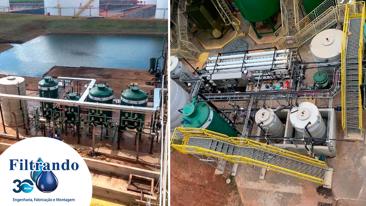 tratamento de águas residuais Filtrando