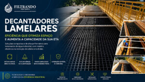 Decantadores Lamelares em ETA Industrial